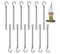 Hanging Basket Chains, 12pcs Hanging Chain, 24cm C hains for Ha nging Baskets, Ha nging B asket C hain, H anging C hains for Bird Feeders Cage Planters Wind Chimes Lanterns Decorative Ornaments