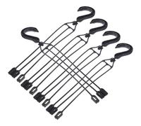Hanging Basket Hooks Black 5pcs for Flower Pot, Plastic 360 Rotatable | Window Sill and Living Room Use, Good Load-bearing Capacity, Simple Installation, for Hanging Flowerpot Hooks