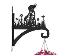 Hanging Basket Hooks | Dog Bird Feeders Hook | Wall Mounted Decorative Plant Hanger for Bird Feeder Wind Chime Succulents Lanterns Yard Garden Patio