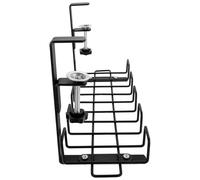 Hanging Basket Rack Carbon Steel Cable Management Rack Black