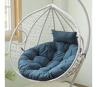 Hanging Basket Seat Cushion Hanging Egg Chair, Wicker Hanging Egg Rattan Chair Hammock u200bPad, Thicken u200bfor Indoor Outdoor Home Bedroom Patio Yard Deck Garden