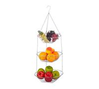 Hanging basket set 3-Tier Storage Baskets Suspended Veg Bowl Stackable Removable