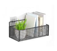 Hanging Basket, Wire Basket Wire Storage Baskets Snack Shelf Wall Fruit Basket Bathroom Wall Organizer Bin Storage Rack Wall Spice Racks for Kitchen