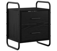 Hanging Bedside Cabinet Engineered Wood Nightstand Table Modern Compact vidaXL