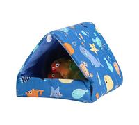 Hanging Bird Bed - Soft Bird Hammock, Cozy | Warm Fleece House for Persevere, Snack, Cockatiel, Parakeet, Conure, Claw, Canary, Parrot, Small Masco