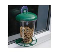 Hanging Bird Feeder Alimentatore Per Uccelli Sospeso All'aperto Assorbe Vetro Balcone Cortile Sparrow Proiettore Semiautomatico