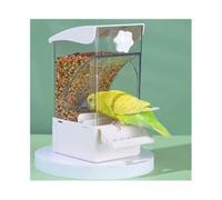 Hanging Bird Feeder Automatic Bird Feeder, Suitable for Birds in Gardens/courtyards, Hanging Food Boxes(White)