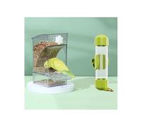 Hanging Bird Feeder Bird Automatic Feeding and Water Dispenser, Suitable for Birds in Gardens/courtyards(Clear)
