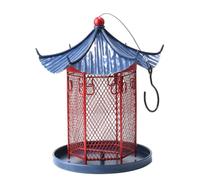 Hanging Bird Feeder Outdoor Hanging Bird Feeder, Food, Balcony, Courtyard Garden, Villa, Metal Pavilion Decoration