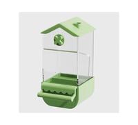Hanging Bird Feeder Parrot Automatic Feeder, Birdcage, Food Box, Bird Can, Pigeon, Supplies and Utensils(Green)