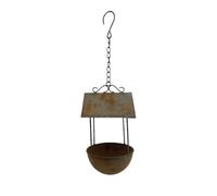 Hanging Bird Feeder Weathered Art For Outdoor Gardens & Yards 061434