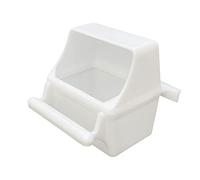 Hanging Bird Feeders For Cage Large Capacity Food Container With Perch For Finch Cockatiel Conure Parakeet Bird Feeder With Perch