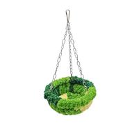 Hanging Bird Hammock, Nest, Cute And Comfortable, Cage Accessory, Breeding Bed for Small Birds And Parakeets, Green