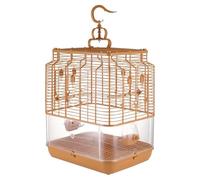 Hanging Birdcage ABS Flight Cage Large Anti-Scattering Parrot Cage Thrush Home Villa Breeding Bird Aviary with Hook Parakeet Cage