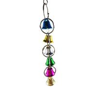Hanging Birds Swing Toy Big Ringer Bell for Parrot Bite Chew Toy Practical and Popular