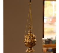 Hanging Brass Incense Burner - Made In India, Sacred Aromatherapy Decor