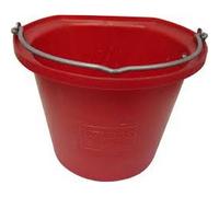 Hanging Bucket Flat Sided Small Stubbs Red One Size
