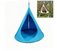 Hanging Butterfly Chair with Mosquito Net, Waterproof Portable Hammock Swing, 220lb Weight Capacity, Easy Setup for Outdoor Travel Beach Garden Relaxation Brown