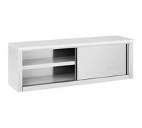Hanging Cabinet - 1,500 x 400 x 500 mm - 75 kg load capacity per compartment - Royal Catering RCAT-150/40/50-C