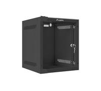 Hanging cabinet 10 6U 280x310 black WF10-2306-10B