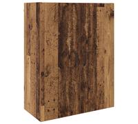 vidaXL Wall Cabinet Black Oak 69.5 x 34 x 90 cm Engineered Wood