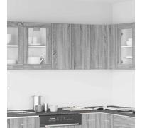 (grey sonoma) vidaXL Kitchen Cabinet Home Storage Shelf Organiser Cupboard Engineered Wood