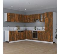 Hanging Cabinet Kitchen Cupboard Storage Shelf Organiser Engineered Wood vidaXL