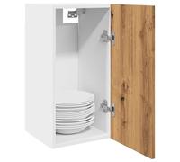 Hanging Cabinet Lyon Artisan Oak 30x31x60 cm Engineered Wood Berkfield Home Brown One Size