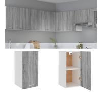 (grey sonoma, hanging cabinet 30 cm) vidaXL Kitchen Cabinet Home Storage Shelf Organiser Cupboard Engineered Wood