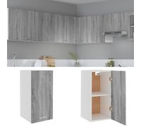 Vidaxl Hanging Cabinet Lyon Grey Sonoma 29.5X31X60 Cm Engineered Wood