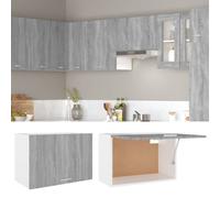 Vidaxl Hanging Cabinet Lyon Grey Sonoma 60X31X40 Cm Engineered Wood