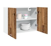 Hanging Cabinet Lyon Old Wood 80x31x60 cm Engineered Wood Berkfield Home Brown One Size