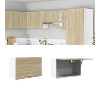 Hanging Cabinet Lyon Sonoma Oak 60x31x40 cm Engineered Wood Berkfield Home Brown One Size