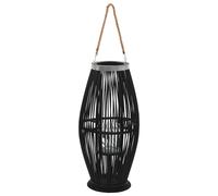 Hanging Candle Lantern Holder Bamboo Black Hanging Lighting 60 cm/95 cm vidaXL [EEK: n/a]