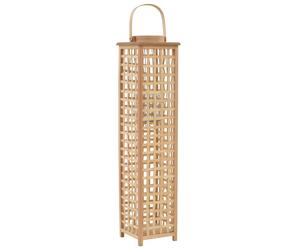 Hanging Candle Lantern Holder Bamboo Natural Pendant Décor 49 cm/84 c vidaXL