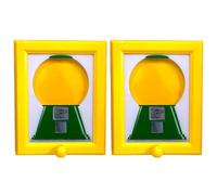 Hanging Candy Frame Dispenser - 2 Pack Wall Mounted Gumball Machine in a Frame | Rare Vintage the Handy Photo F-rame Candy Dispenser for Candies, Nuts, Dog & Cat Treats, Birthday & Holiday G-ifts