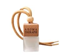 Hanging Car Diffuser - Refillable Oil Bottle, Automatic Aroma Pendant | Glass Perfume Container, Air Desraking Decoration, Perfume Bottle Accessory Travel