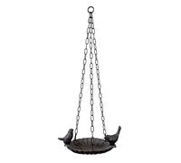 Selections Ornamental Hanging Cast Iron Garden Wild Bird Bath Feeder