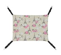 Hanging Cat Hammock Bed - Adjustable Eiffel Flower Towers Swing for Dog Ferret Rabbits Small Animals Pet for Cat Accessories with Hooks