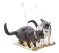 Hanging Cat Hammock With Trochal Disc Bearing 15KG For Pet Comfortable And Window With Mat Shelf Easy Assembly Stable Comfortable