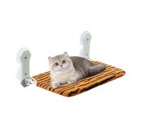 Hanging Cat Window Hammock | Wireless Folding Seat, Metal Frame Window Perch with Powerful Suction Cups | for Cats of All Sizes and Kittens on the Edge