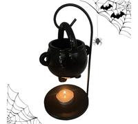 Hanging Cauldron Oil Burner - Aromatherapy Ornament for Home Décor | Fragrance Wax Melts Burnerr with Hangiing Hook | Metal Scent Diffuser for Oils and Waxx