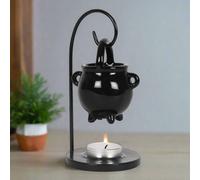 Hanging Cauldron Oil Burner - Black