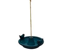 Hanging Ceramic Bird Bath or Feeder 30cm - Assorted Colours