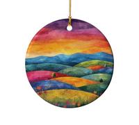 Hanging Ceramic Dragon As A Boss Mon-Ster In An Rpg Game Art Design 4 Printing Christmas Hanging Ornaments Art Ornaments For Friends Family Anniversary