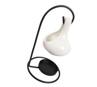 Hanging Ceramic Essential Oil Burner Aromaatherapist Diffuser Tier Light Holder Iron Stand for Home Decor Home Aroma Decor