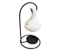 Hanging Ceramics Essential Oil Burners Aromatherapist Diffuser Tealight Holder With Iron Stand For Home Decors Scent Diffuser