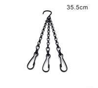 Hanging Chains for Plant Baskets, Decorative Metal Chain Hooks for Indoor and Outdoor Use, Replacement Chain Hangers (35.5CM)