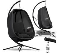 Hanging chair Alvie anthracite 190x140x110cm