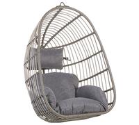 Hanging Chair CASOLI PE Rattan Grey